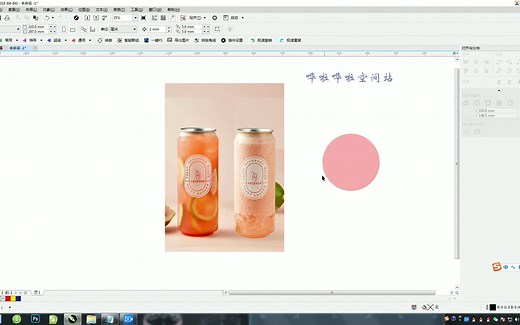 CorelDRAW怎么把图片变成透明？