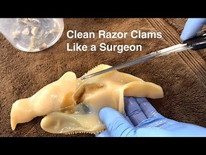 Clean Razor Clams Like a Surgeon