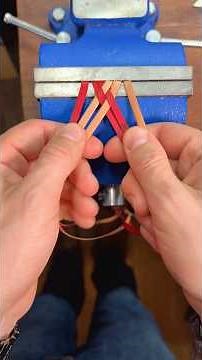 How to braid six strings #leatherwork #diy