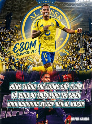 Đừng tưởng trả lương gấp 4 lần và vung 80tr euro thì chiến binh Raphinha sẽ cập bến Al Nassr? #raphinhaxae #raphinha #alnassr #brazil #bongda