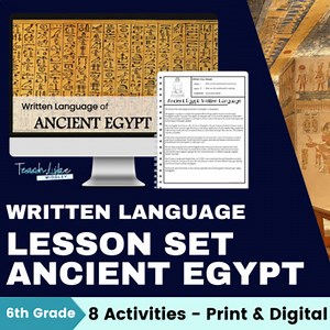 Ancient Egypt Lesson Set: Written Language