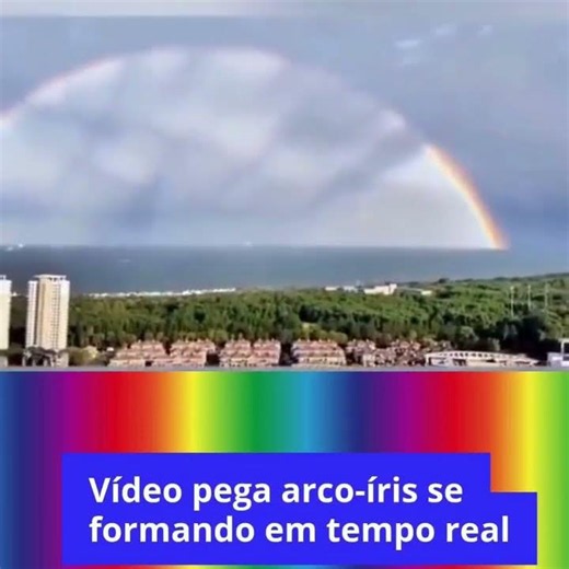 Como nasce um arco-íris?