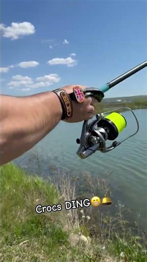 Crocs DING 😁🛎️ #casting #tuition #carp #shorts DDAWNG Fishing