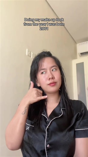 ‏Make up 2001#trend #makeup #2001 #ofw🇸🇦