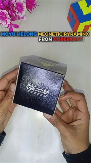 moyu meloge megnetic pyraminx unboxing 💫from cuberkart #unboxing #viral