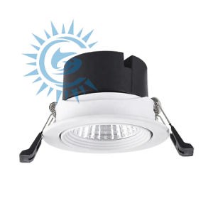 [Hot Item] High Lumen COB Chip Aluminum Down Light Black White LED Downlight LED Spotlight for Home, School, Bank