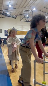 Our kindergarteners celebrated the 100th day of school by dressing up as 100-year-olds, and it is pure joy. Glasses, canes, curls, and all the wisdom you can imagine 🤍 | Alpha Omega Academy