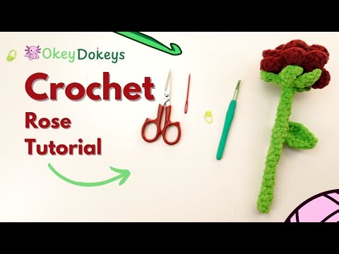 Easy Crochet Rose Tutorial | Crochet Rose Pattern for Beginners
