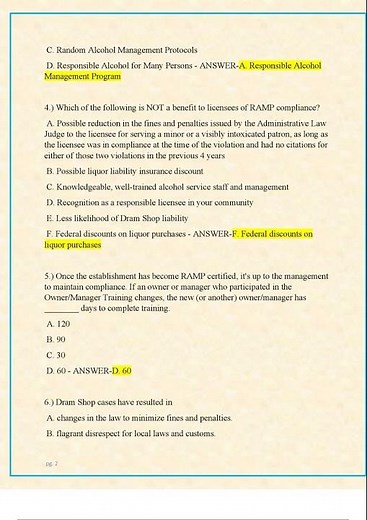 RAMP CERTIFICATION TEST 2025 WITH 200 REAL EXAM QUESTIONS WITH CORRECT ANSWERS