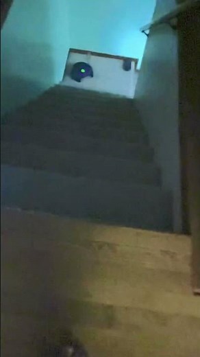 iRobot Roomba 440 falling down stairs. (original video)