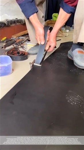 Belt making and cutting process