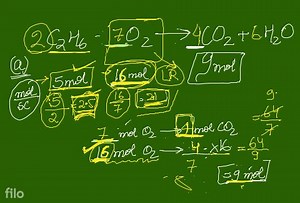 Ethane ( \mathrm{C} 2 \mathrm{H} 6) reacts with Oxygen gas to p... | Filo