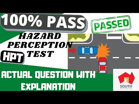 HOW TO PASS HAZARD PERCEPTION TEST SOUTH AUSTRALIA (QUESTION + EXPLANATION) [2024 UPDATE]