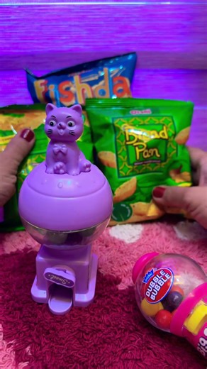 Hello kitty twisted candy machine and favorite chips #candydispenser #amazing