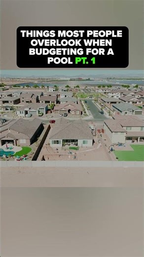 Things Most People Overlook When Budgeting for a Pool PT. 1