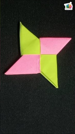 This DIY 4 pointed Origami Star ACTUALLY Transforms! 😱 #creativeplan #origamipaper #diy