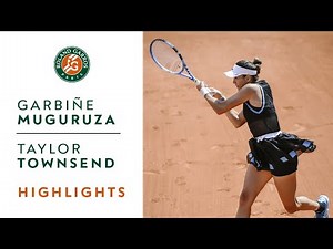 Garbiñe Muguruza vs Taylor Townsend - Round 1 Highlights | Roland-Garros 2019