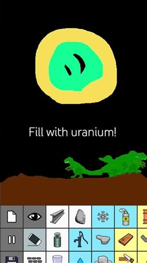 how to make a meteorite in sandbox! #undertale #sandbox #dinosaur #shorts