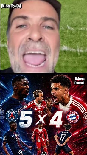 It was a football lesson: PSG 5 x 4 Bayern Munich #psg #viralvideo