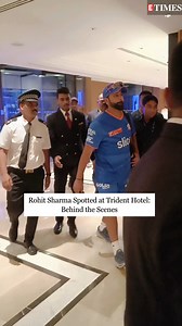 70K views · 231 reactions | #RohitSharma Unwinds at Trident Hotel: Behind the Scenes Peek! | ETimes | Facebook