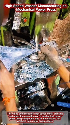 High-Speed Washer Manufacturing on Mechanical Power Press