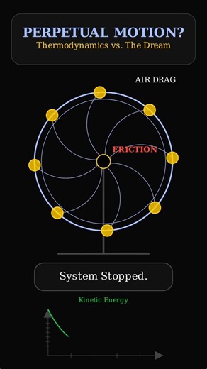 Infinite Energy? Watch Physics Break This Machine 📉 #physics