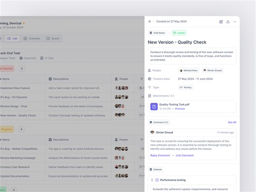 Task.Co -  Details Task Management Dashboard