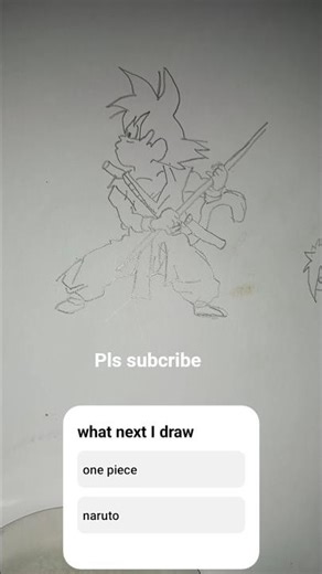 goku drawing #shorts #viral