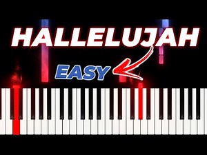 How to Play Hallelujah on Piano (Really Easy Tutorial)