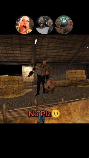 Mr Meat" 🍖 Granny" The Twins So Sad Story 🥺 #horrorgame #mustwatch #emotional #moments #shorts