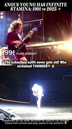 Angus Young Has Infinite Stamina: 1991 vs 2025 ⚡