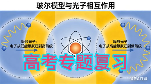 【高考专题复习】原子物理中的玻尔模型与光子相互作用
