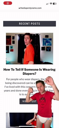 Knowing the signs that might give away you wear diapers to others is one way to protect yourself from others finding out. In reality though, people could really care less and are unlikely to say anything if they do notice. #diaper #adultdiaper #wearingdiapers #incontinence #bedwetting #diaperdynamo