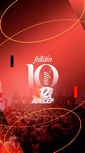 ADECEP Sede on Instagram: "⏱️ Contagem regressiva ativada: 10 dias! Estamos a apenas 10 dias de celebrar 12 anos do que Deus tem feito entre nós! ✨ Já marque na agenda 📆 1 a 9 de fevereiro Convide alguém e venha viver dias marcantes na presença do Senhor! 🔥"