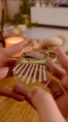 Let’s try this cute sized 8-key acrylic kalimba 😍 Easy kalimba tabs for beginners. Song: The Scientist by Coldplay 🪷 #kalimba #kalimbatherapy #kalimbamusic #kalimbaforbeginners #easykalimbatabs