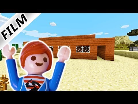 #8 JULIAN BAUT SICH HAUS IM MINECRAFT ÜBERLEBENSMODUS! Playmobil Film Deutsch - Familie Vogel