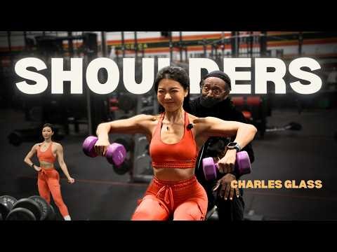 Training Shoulders with Charles Glass at Gold’s Venice | IFBB Fit Model Pro