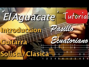The Avocado - Ecuadorian Pasillo guitar tutorial/cover