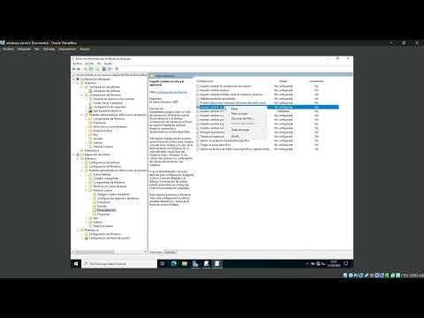 Instalar el GPMC e implementar 5 políticas de usuarios en el equipo