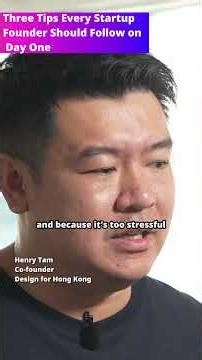 The Top 3 Startup Tips to Follow from Day One #shorts