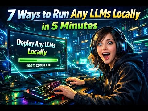 🚀 7 Ways to Run/Deploy Any LLMs Locally - Simple Methods | Docker Compose (CPU + GPU Hybrid Mode)