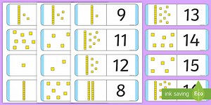 Numbers 1-30 Loop Cards with Dienes