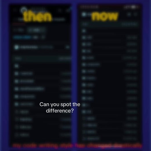 Can you spot the difference? 👀 #CodeGlowUp #ThenVsNow #WebDevJourney ✨ 1 year of grinding = massive upgrade! Structuring my projects like a pro now. Who else went through this phase? 💪💡 #DeveloperLife #CodeEvolution #ReactJS #TypeScript #CleanCode #TechTransformation #FrontendDev #GitHubGlowUp #BeforeAndAfter #SoftwareEngineering #CodeJourney #FullStackDeveloper