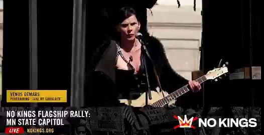 Bruce Springsteen has never sounded better, I'm pretty sure it's the acoustics in St. Paul. #NoKings