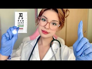 ASMR Fast & Aggressive Full Body Exam, Eye, Orbital, Light, Physical, Cranial Nerve Medical Roleplay