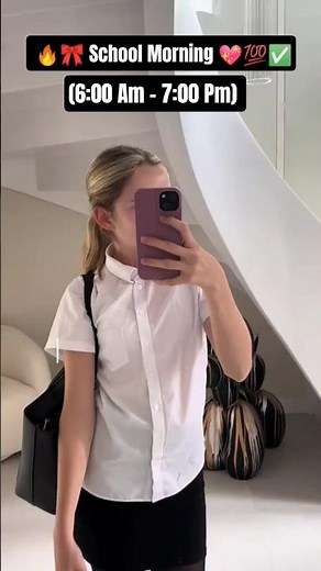 🌞👧 Morning Routine Before School 🏫🚌✨ | Get Ready With Me 💁‍♀️✨ #BackToSchool #SchoolVlog #GRWM