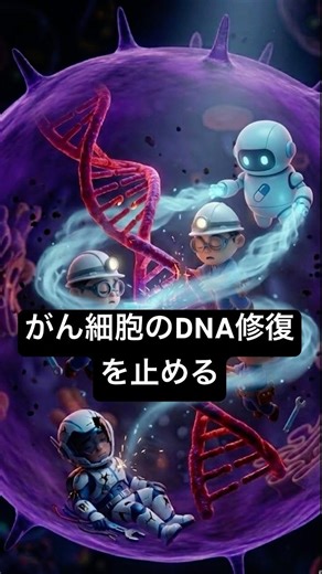 DNA修復を止めるクスリ｜PARP阻害薬