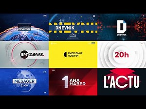 European Public TV News Intros 2025 / Openings Compilation Europe