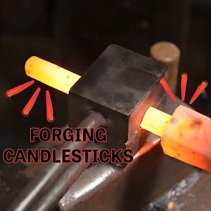 🕯️ The Bigger The BETTER 🕯️ *Forging Candlesticks* | Torbjörn Åhman Blacksmith