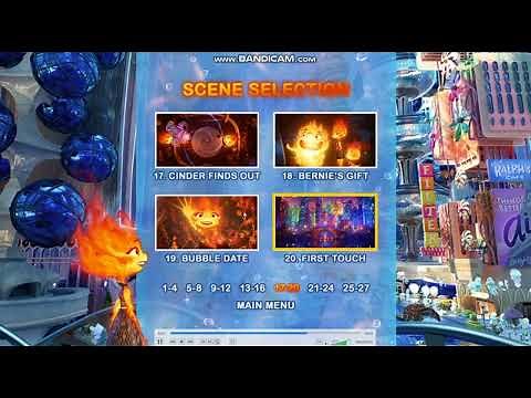 Elemental 2023 DVD Menu Walkthrough